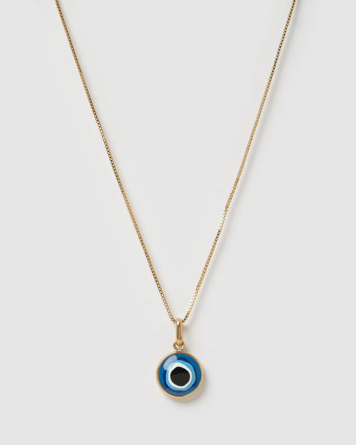 Occhio Gold Charm Necklace