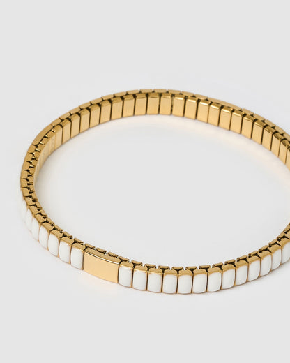 Onyx Bracelet - White