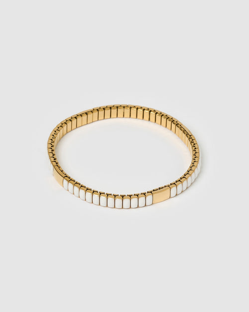 Onyx Bracelet - White