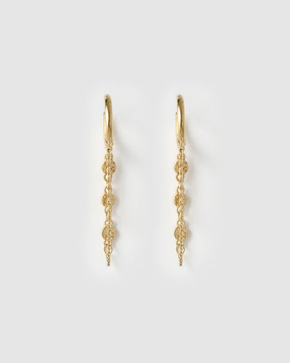 Paloma Gold Huggie Earrings