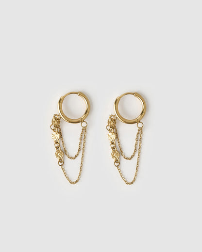 Paloma Gold Huggie Earrings