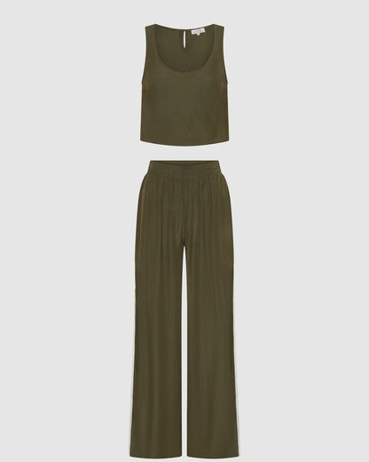 Phoenix Pants Set - Khaki