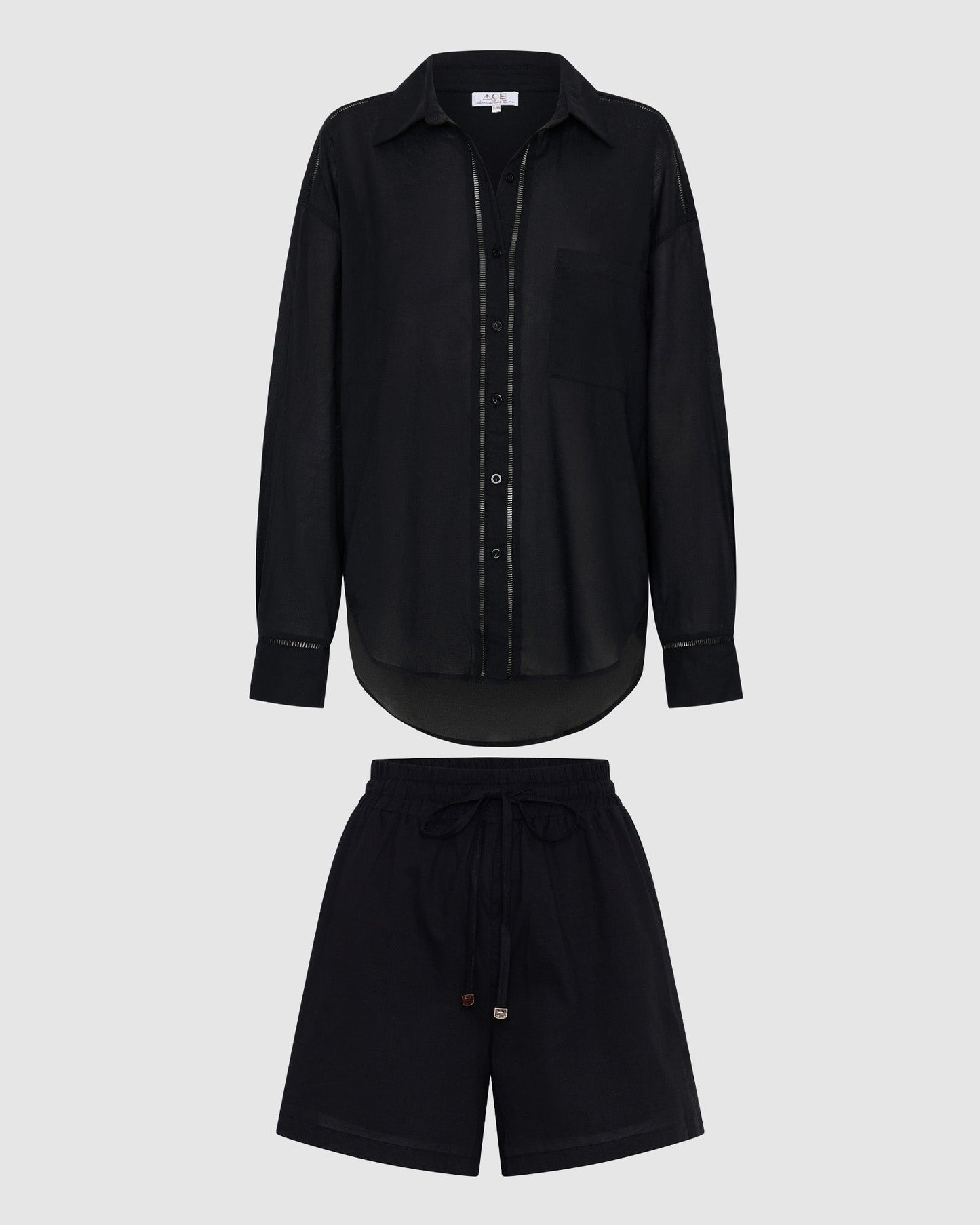 Ponza Shorts Set - Black