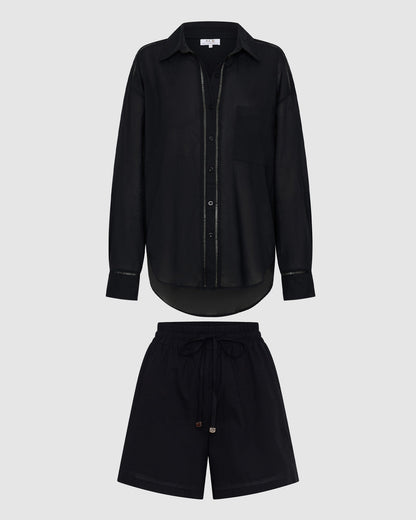 Ponza Shorts Set - Black