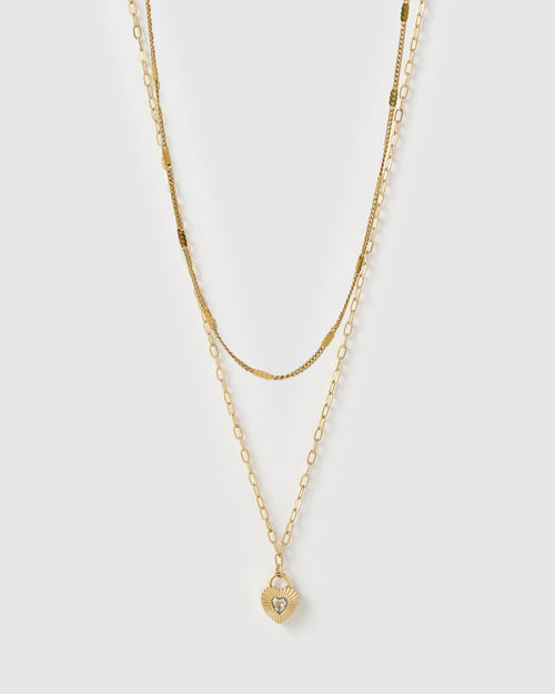 Princess Necklace Stack - Stone