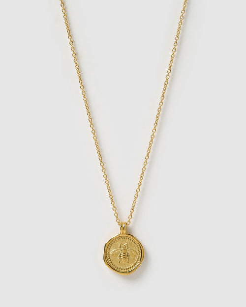 Queen Bee Gold Necklace