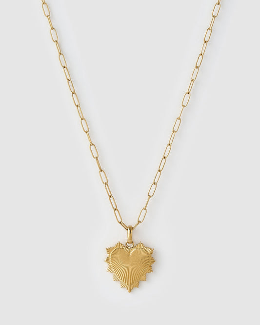 Queen Of Hearts Gold Necklace