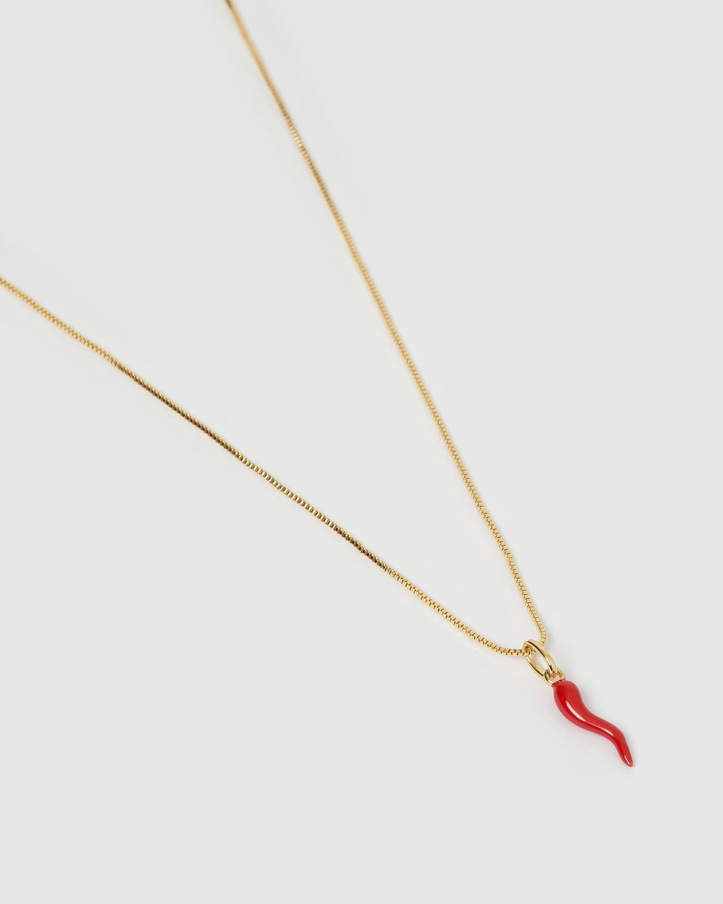 Cornicello Red Charm Necklace