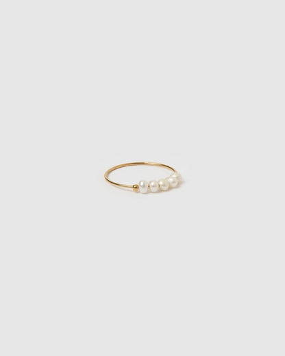 Remi Gold and Pearl Ring