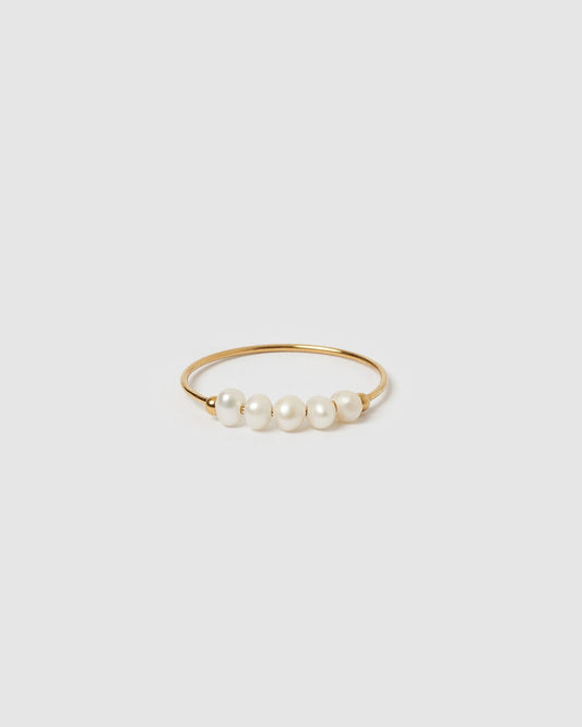 Remi Gold and Pearl Ring