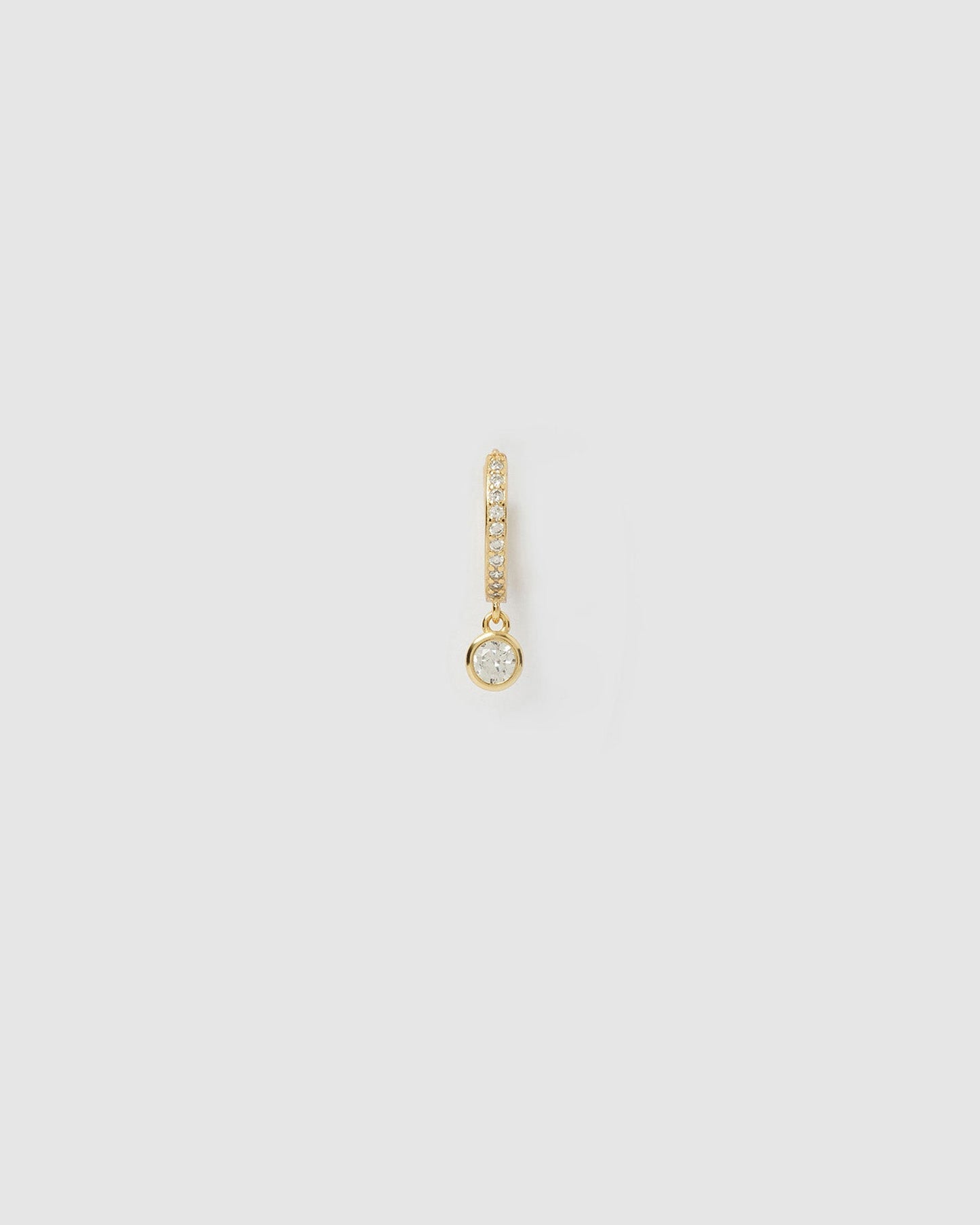 Rhodes Single Stacker Earring - Stone
