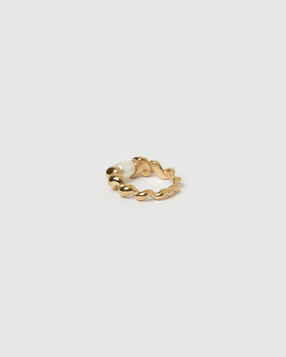 Riviera Gold and Pearl Ring