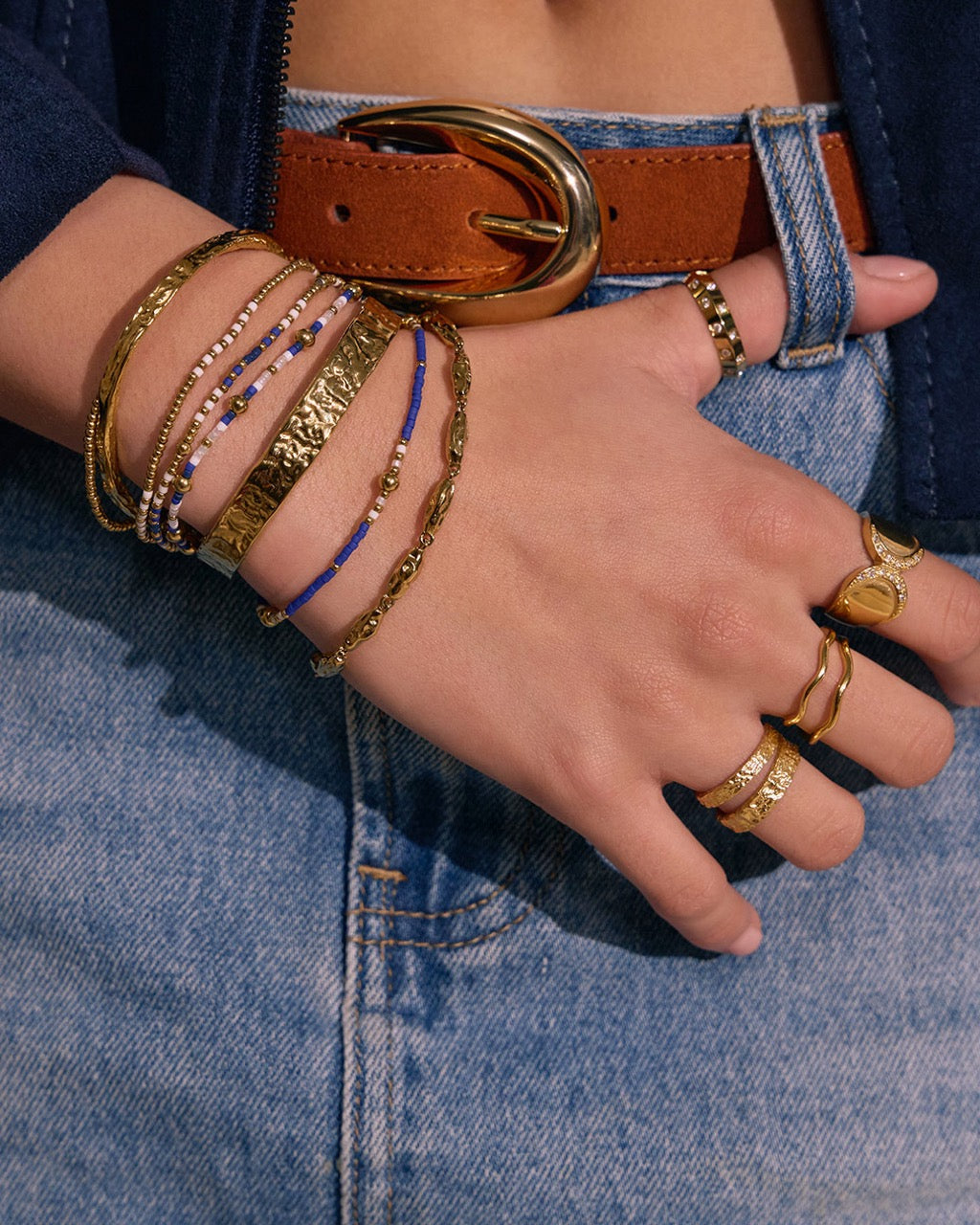 Nellie Bracelet - Navy