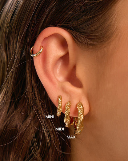 Kira Gold Hoop Earrings