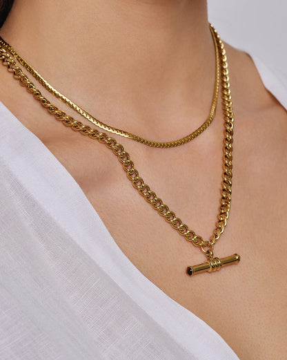 Dominique Gold Chain Necklace