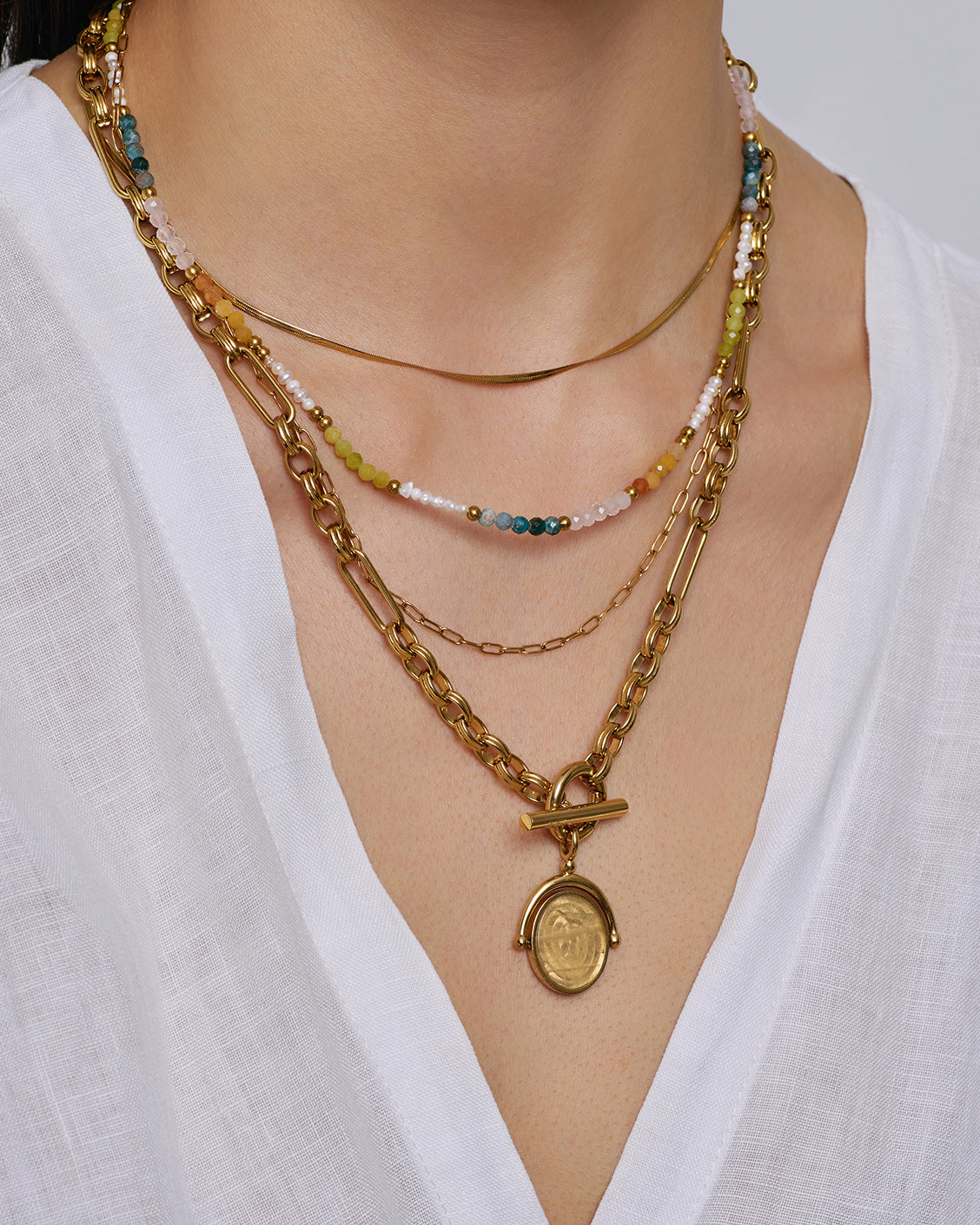 Piper Gemstone Necklace