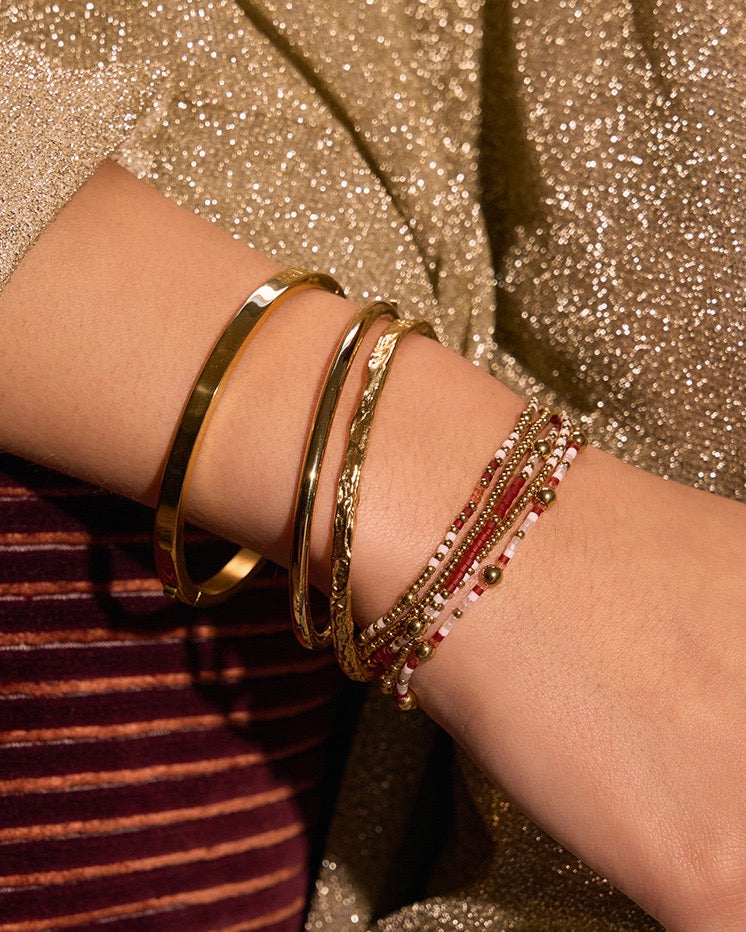 Nellie Bracelet - Burgundy