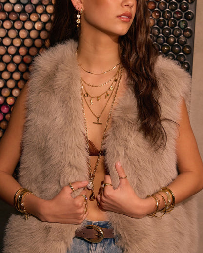 Rodeo Gold Charm Necklace