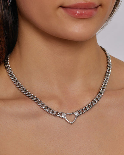 Valentine Necklace - Silver