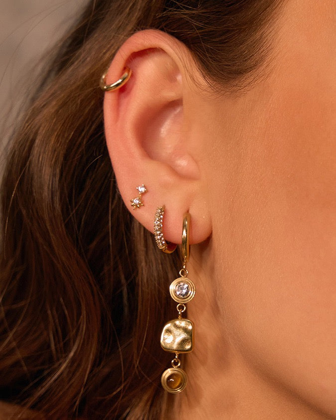 Imogen Gold Huggie Earrings