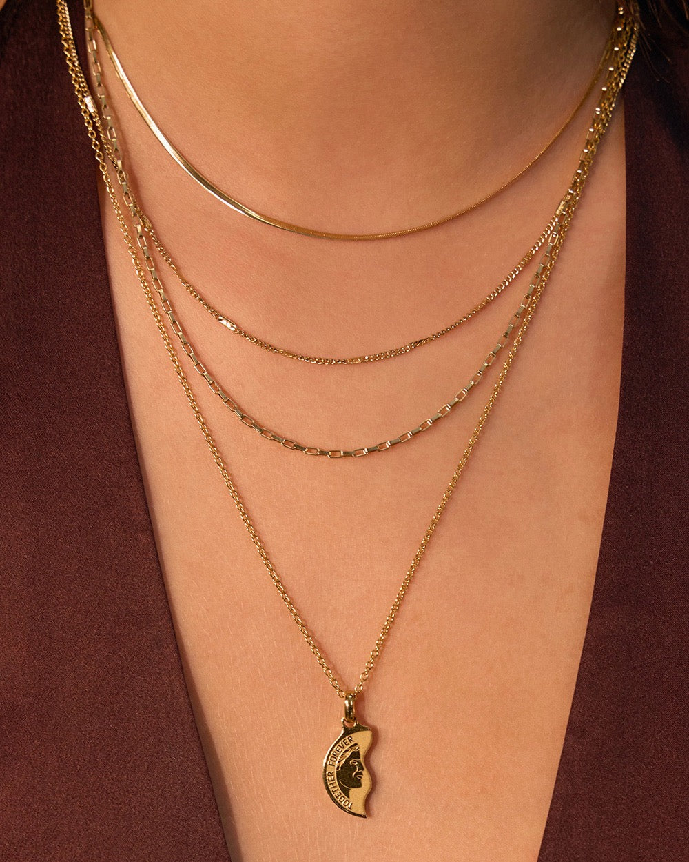 Together Forever Lover's Necklaces