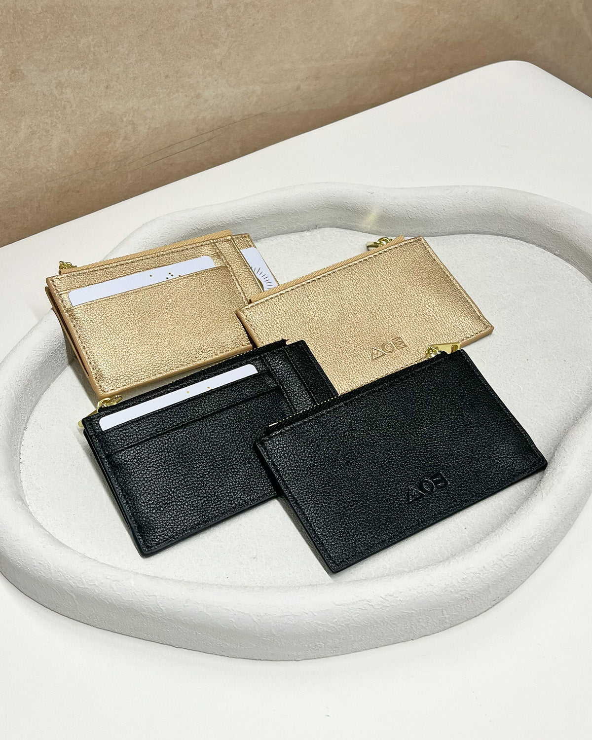 Sabrina Card Holder - Gold