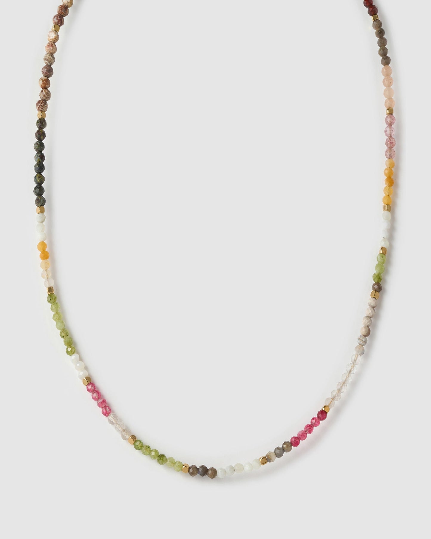 Saffron Gemstone Necklace