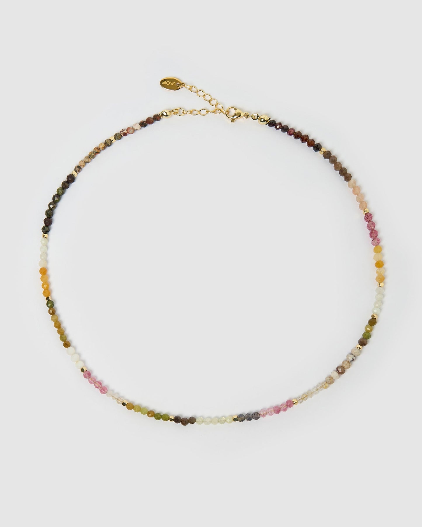 Saffron Gemstone Necklace