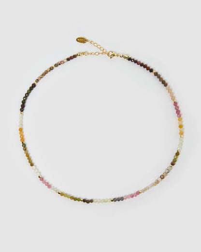 Saffron Gemstone Necklace