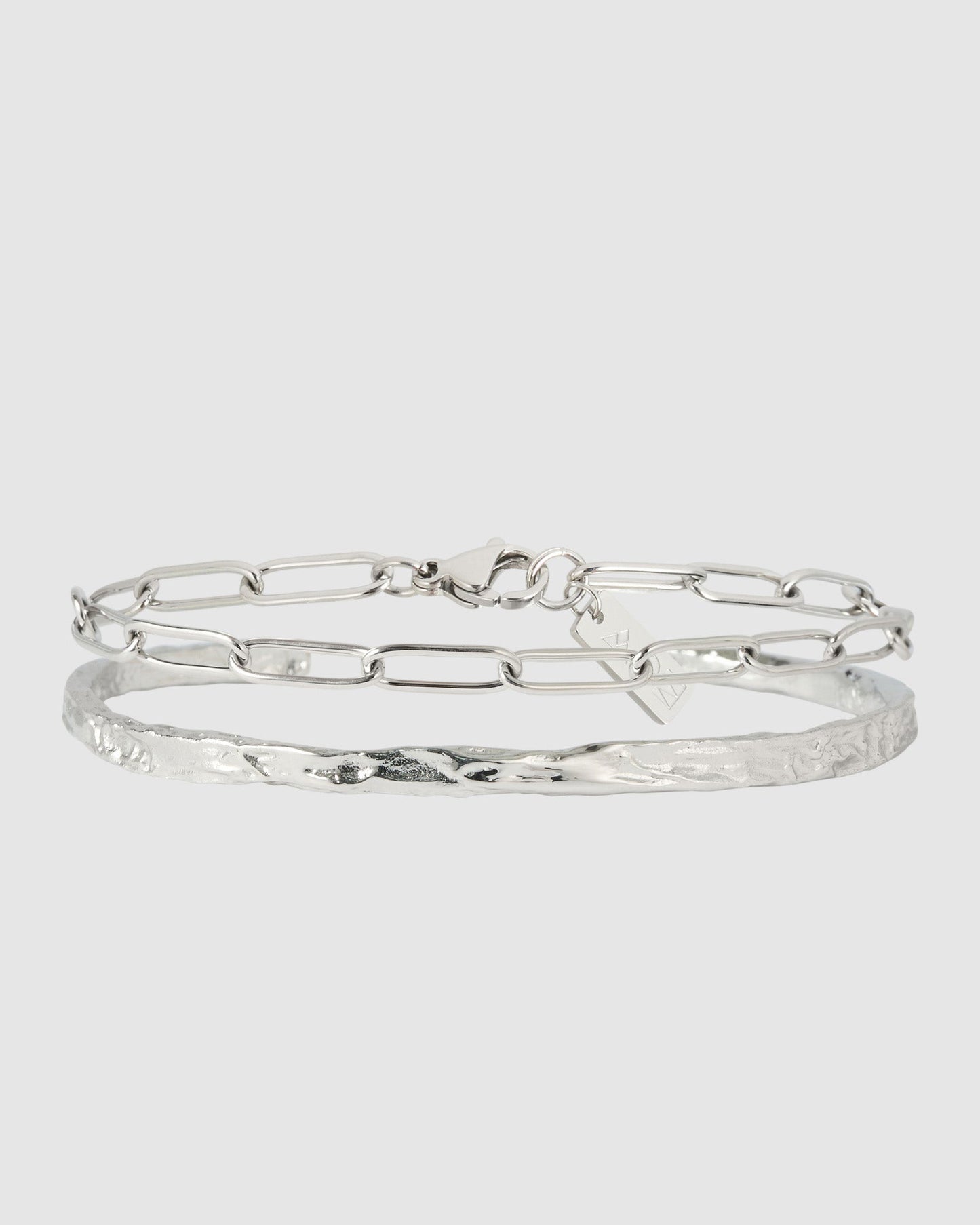 Salvador Bracelet Stack - Silver