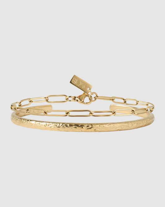 Santi Bracelet Stack - Gold