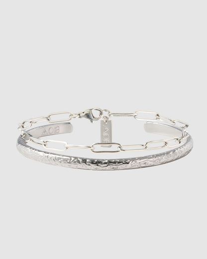 Santi Bracelet Stack - Silver