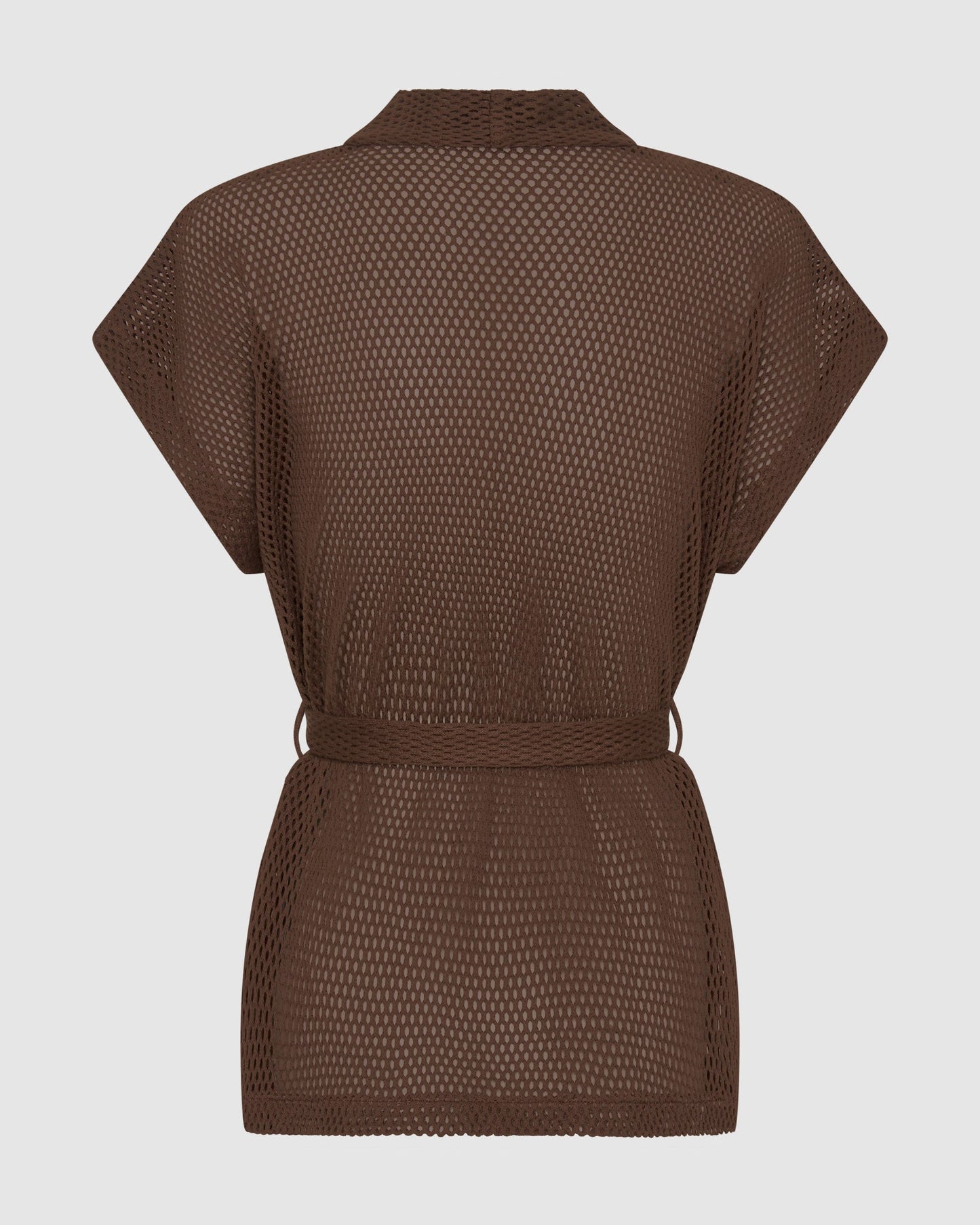 Sardinia Wrap Top - Chocolate