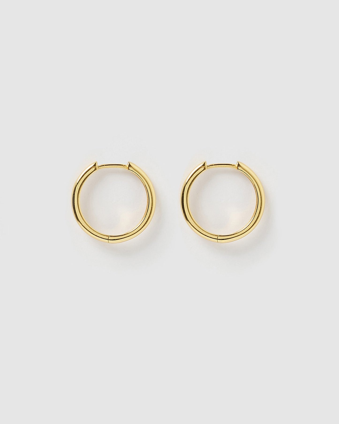 Scarlet Gold Hoop Earrings