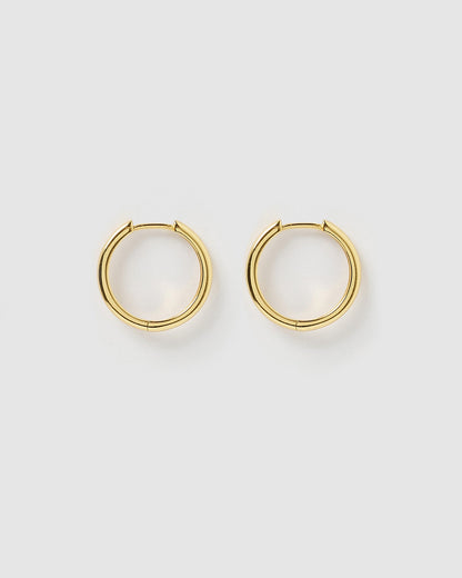 Scarlet Gold Hoop Earrings