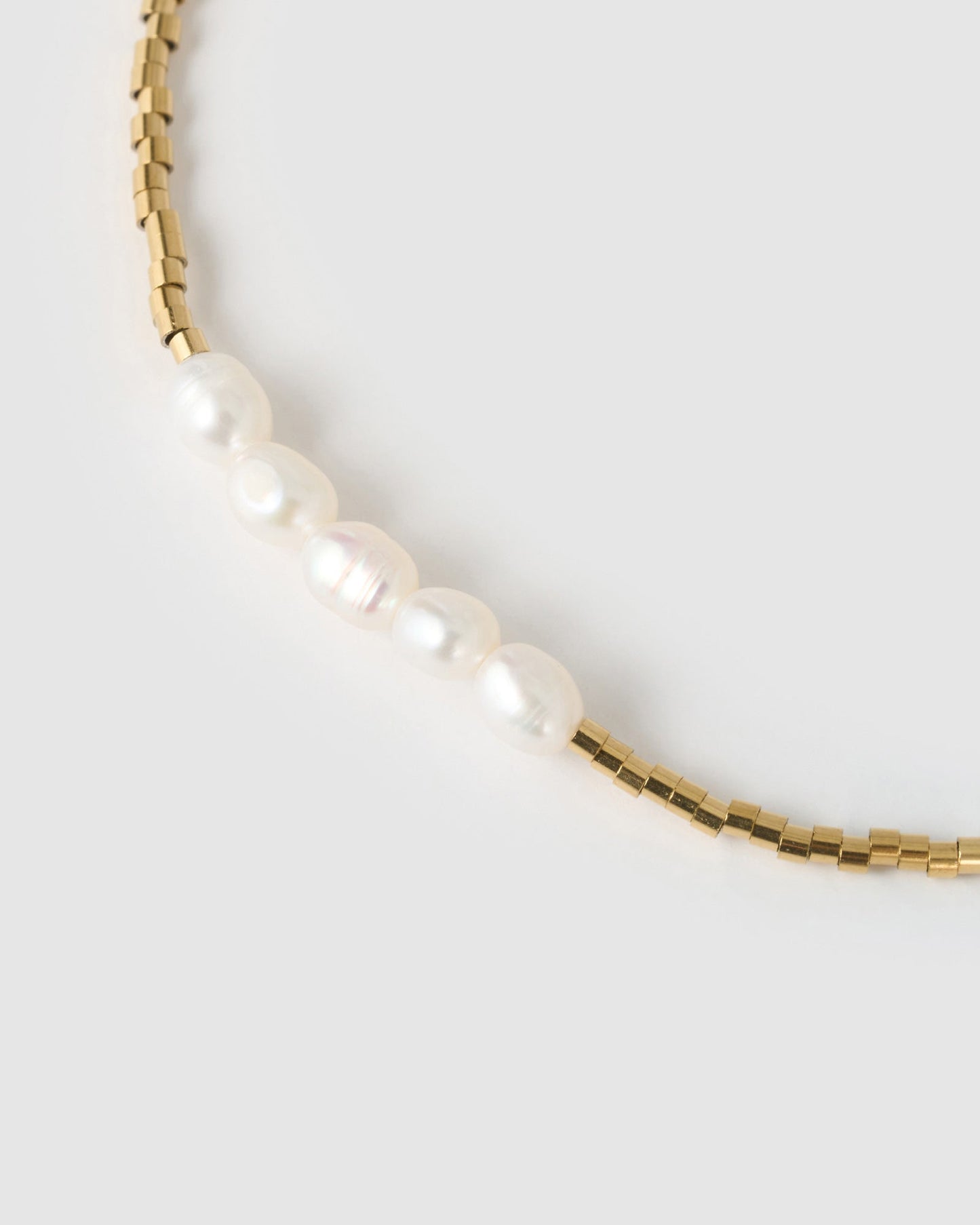 Seline Gold and Pearl Bracelet