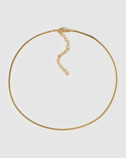 Shayla Gold Snake Chain Necklace
