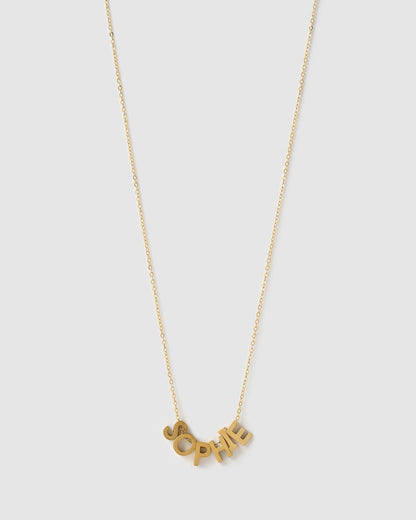 Say My Name Charm Necklace