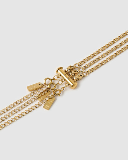 Necklace Stacking Clasp - Gold