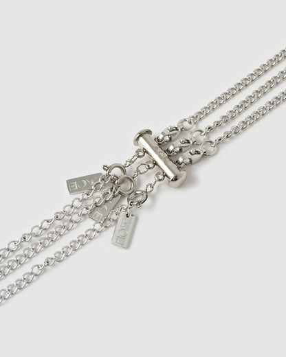 Necklace Stacking Clasp - Silver
