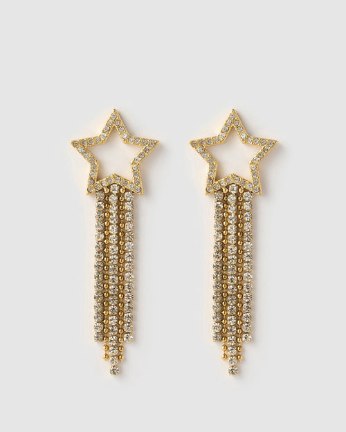Starburst Gold Earrings