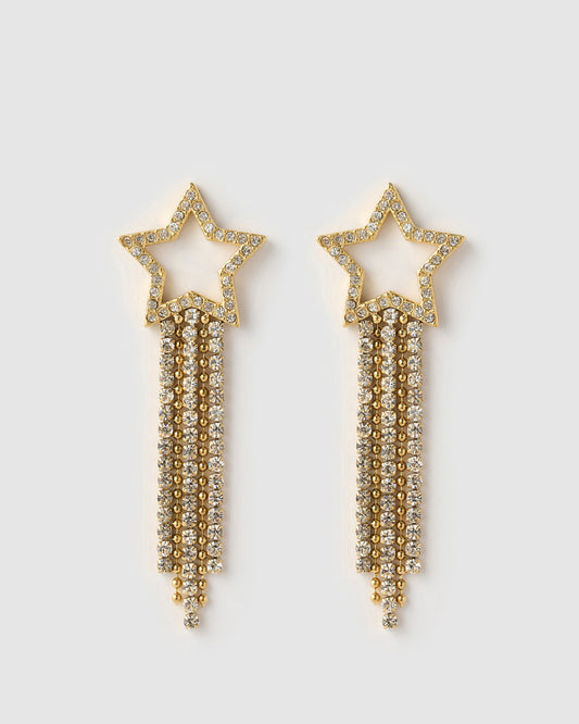Starburst Gold Earrings