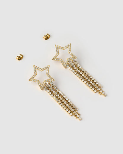 Starburst Gold Earrings