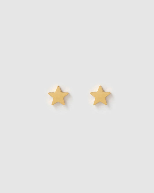 Stardust Gold Stud Earrings