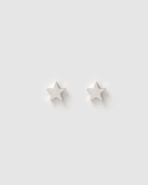 Stardust Silver Stud Earrings