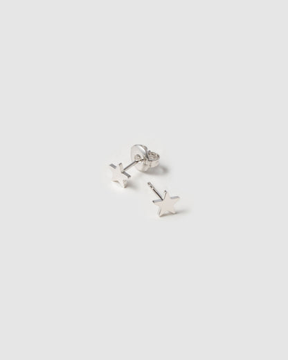Stardust Silver Stud Earrings