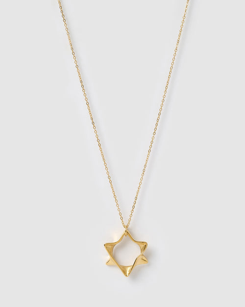 Vintage Star of David Gold Necklace