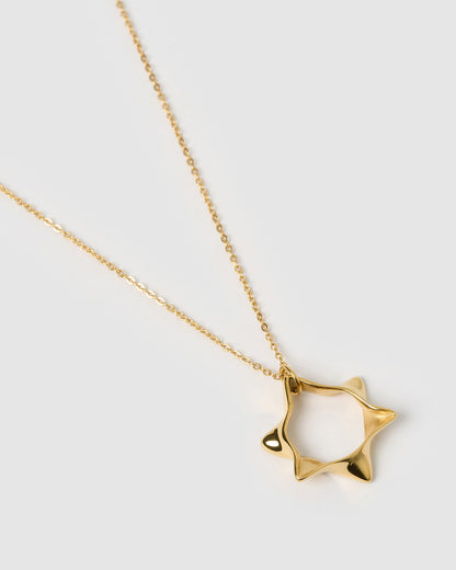 Vintage Star of David Gold Necklace