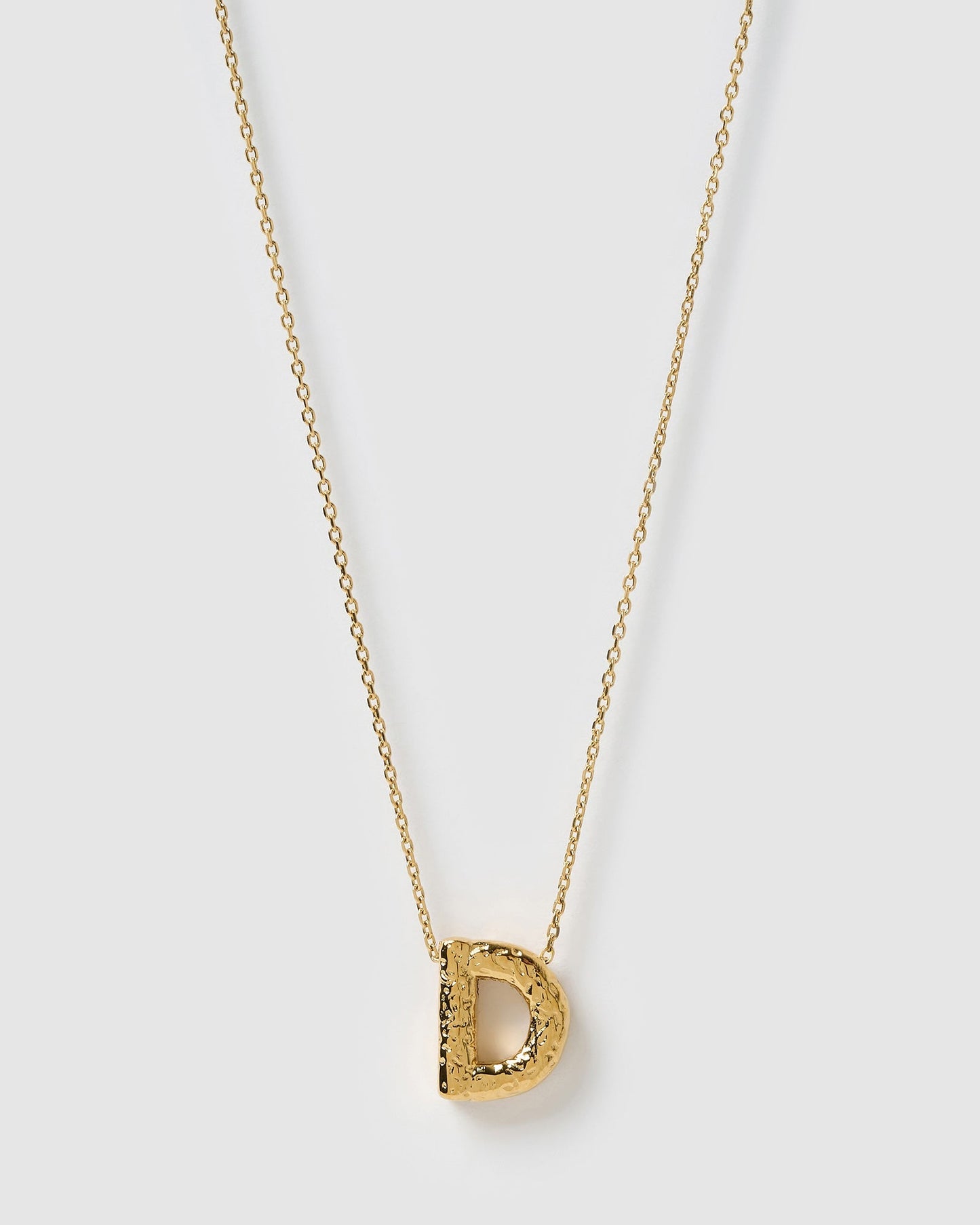 Statement Gold Letter Necklace