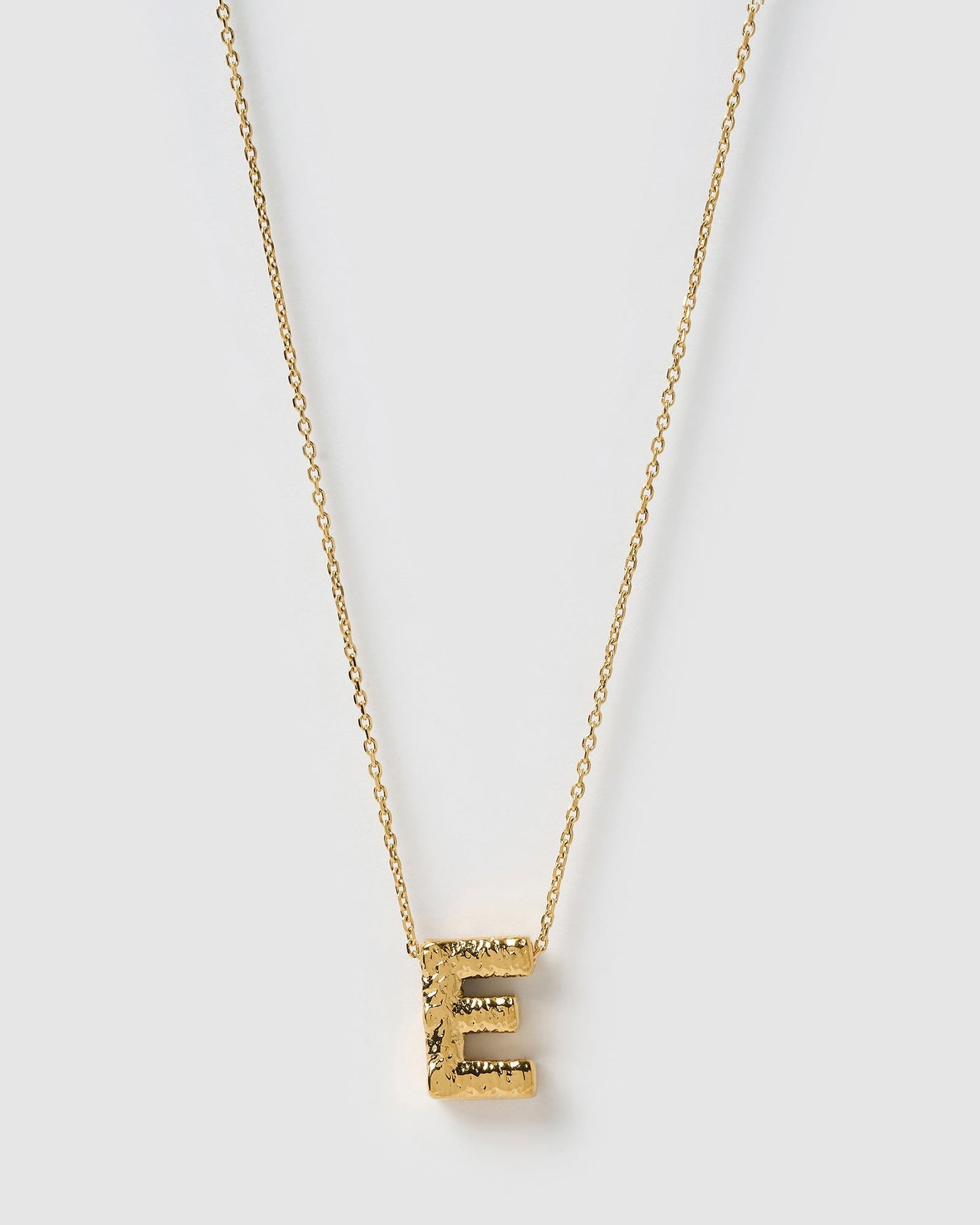 Statement Gold Letter Necklace